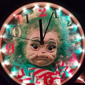 Grinch baby with led lights